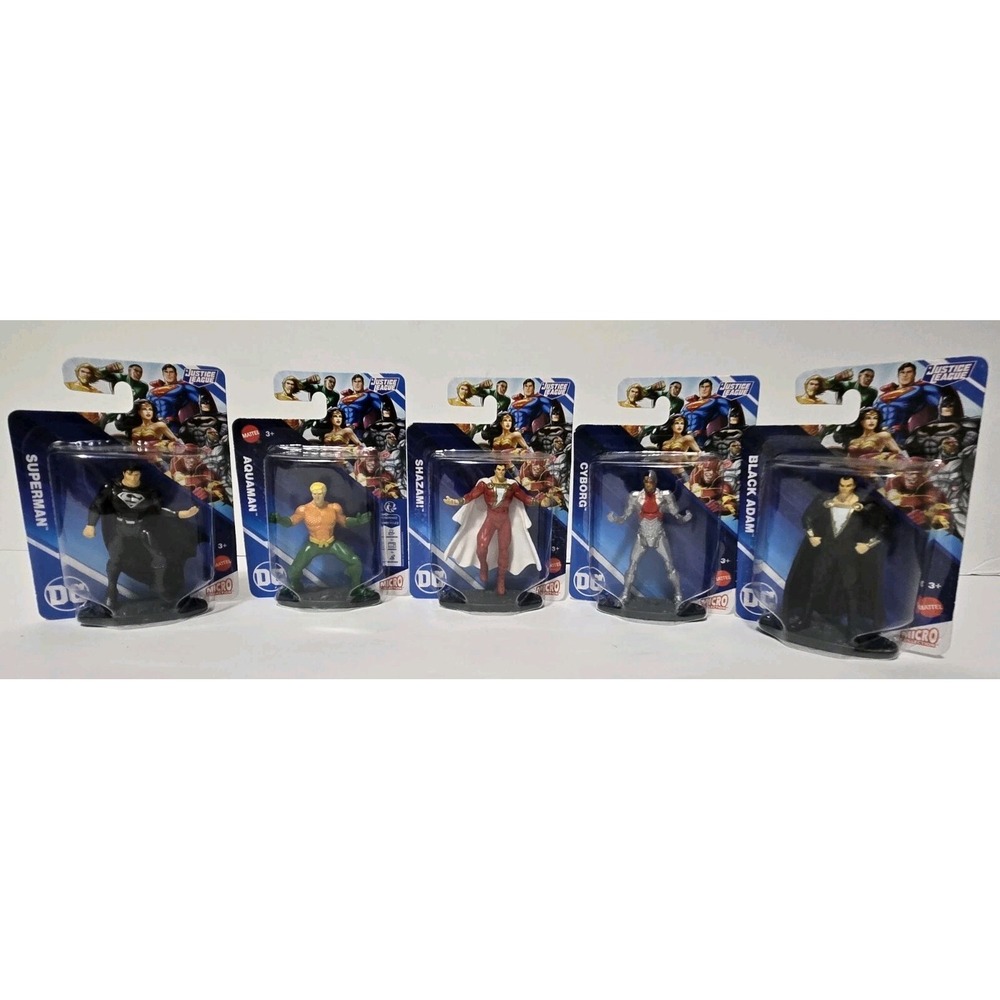 LOT Of 5 Marvel DC Justice League Micro Mini Collection MATTEL NEW in Packages